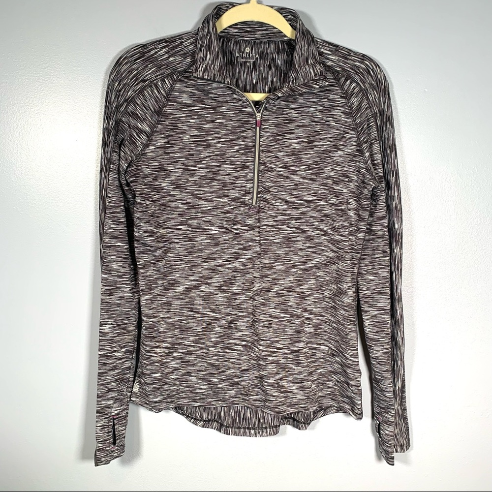 Athleta Mendoza Space Dye Half-Zip Pullover